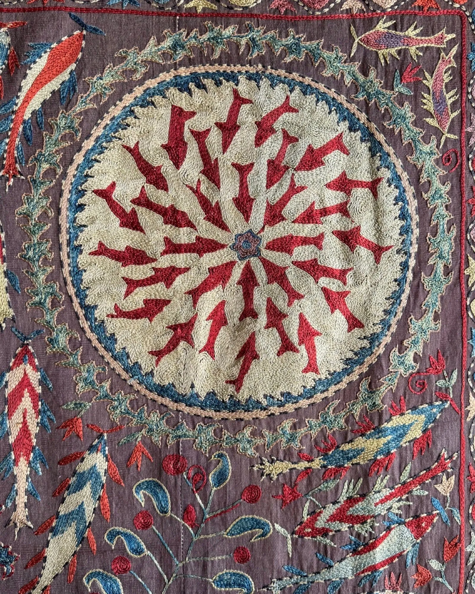 Hand Stitched Suzani (CSSU081324 | 63 x 82")